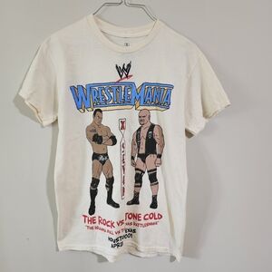 The rock and stonecold wrestlemania shirt wwe